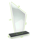 Kit Com 10 Troféus em Acrilico Personalizados 2mm 10x18cm C/base Preta