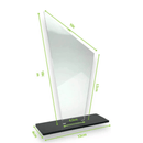 Kit 3 Troféus - Dourado, Prata E Bronze 10x18cm c/base Preta