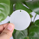 Chaveiro Acrílico Cristal 2mm 50 Círculos 5cm C/furo Interno