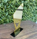 Kit 3 Troféus - Dourado, Prata E Bronze 21x11cm C/base Preta