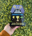 Troféu Gamer Acrílico 15x22 C/base Preta