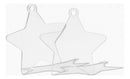 Chaveiros Estrela Acrílico Cristal 50 Peças
