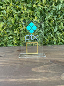 Display Placa Qrcode De Pagamento Pix Em Acrílico 10x15