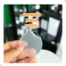 50 Medalhas Redondas 5cm Acrílico 2mm Fita Verde Escuro