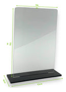 Kit 3 Troféus - Dourado, Prata E Bronze 10x15cm C/base Preta