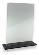 Kit 10 Troféu Acrilico Cristal 2mm 14x20cm C/base Preta