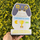 Troféu Gamer Acrílico 15x22 C/base Preta