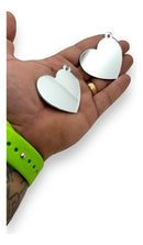 Chaveiros Coração Espelhado Para Personalizar 50 Peças