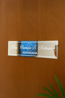 Placa Identificação Sinalização De Porta Personalizada 1unid