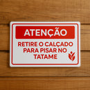 Placa De Aviso Acrílico 2mm 30x20cm Personalizada