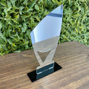 Kit 3 Troféus - Dourado, Prata E Bronze 21x11cm C/base Preta