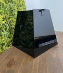 Urna Acrílico Preto Piramide 20x20x12cm